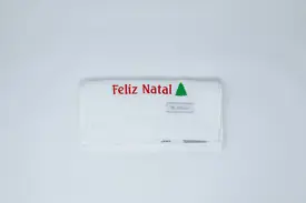 Toalha de Lavabo Bordado Feliz Natal